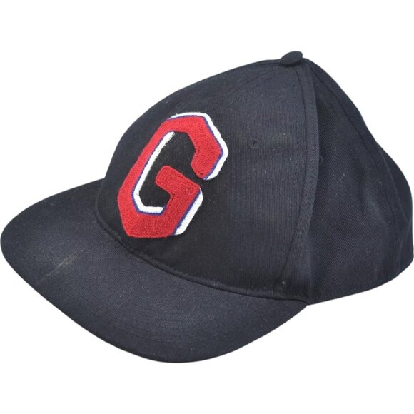 085189AR (S2) Gucci Cap Web Sherry Line Black Canvas - Picture 7 of 14